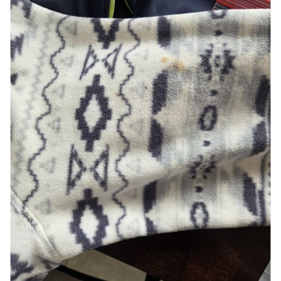 Free Country Womens Full-Zip Polar Fleece Jacket Aztec Print Large - Picture 9 of 9